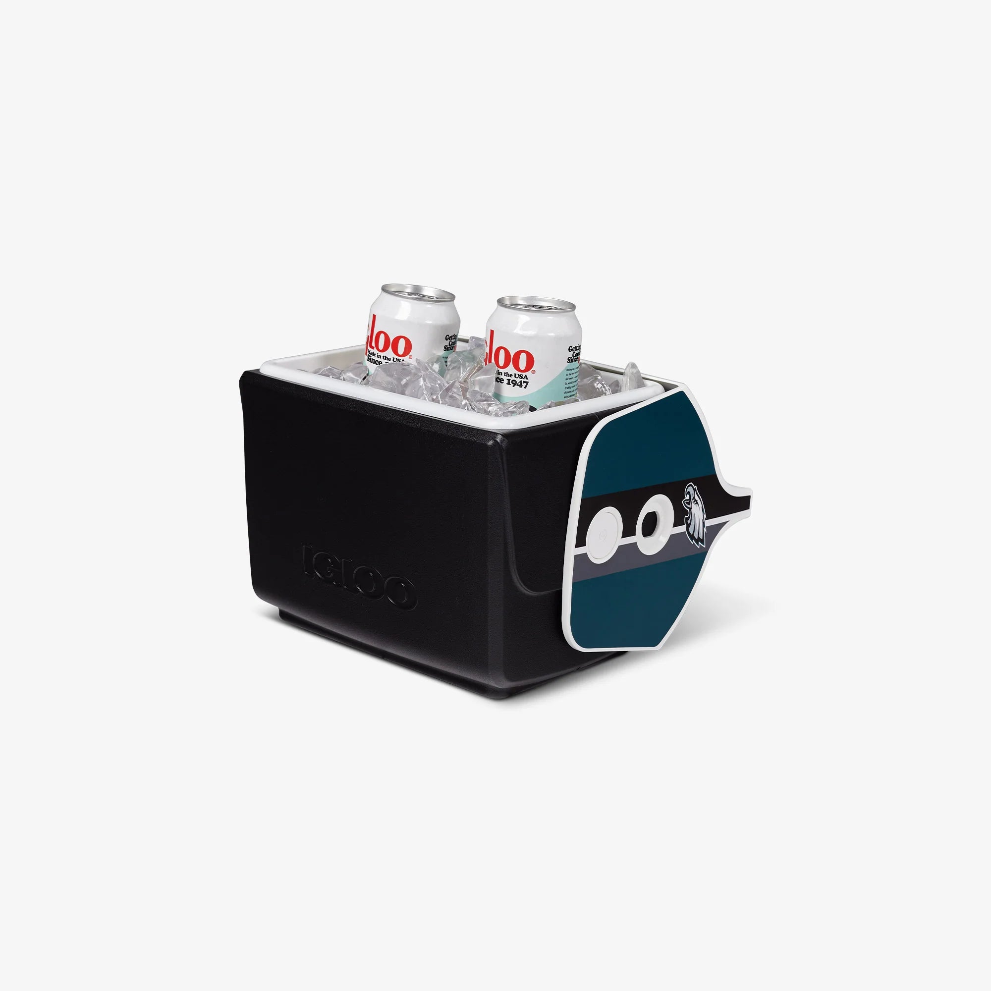 Igloo Personal Cooler Insulated Cooler Durable Cooler Philadelphia Eagles Little Playmate 7 Qt Cooler - Image 3