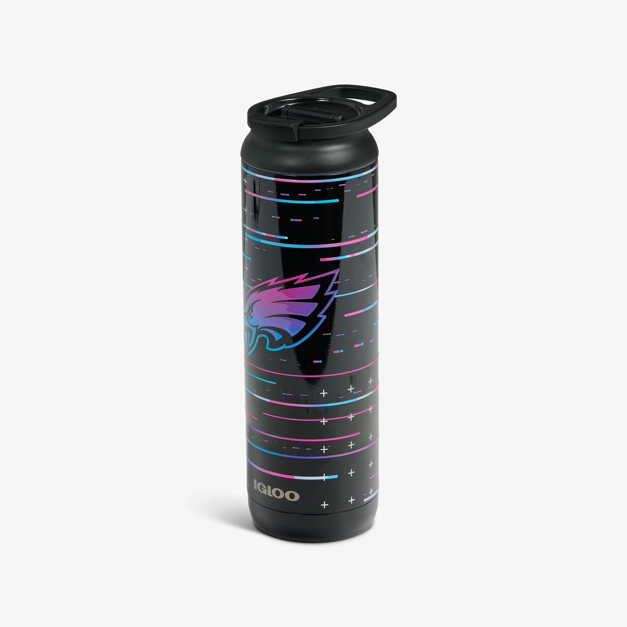 Igloo Travel Durable Cooler NFL Neon Philadelphia Eagles 20 Oz Flip Flip'n'Sip Sip Tumbler - Image 6