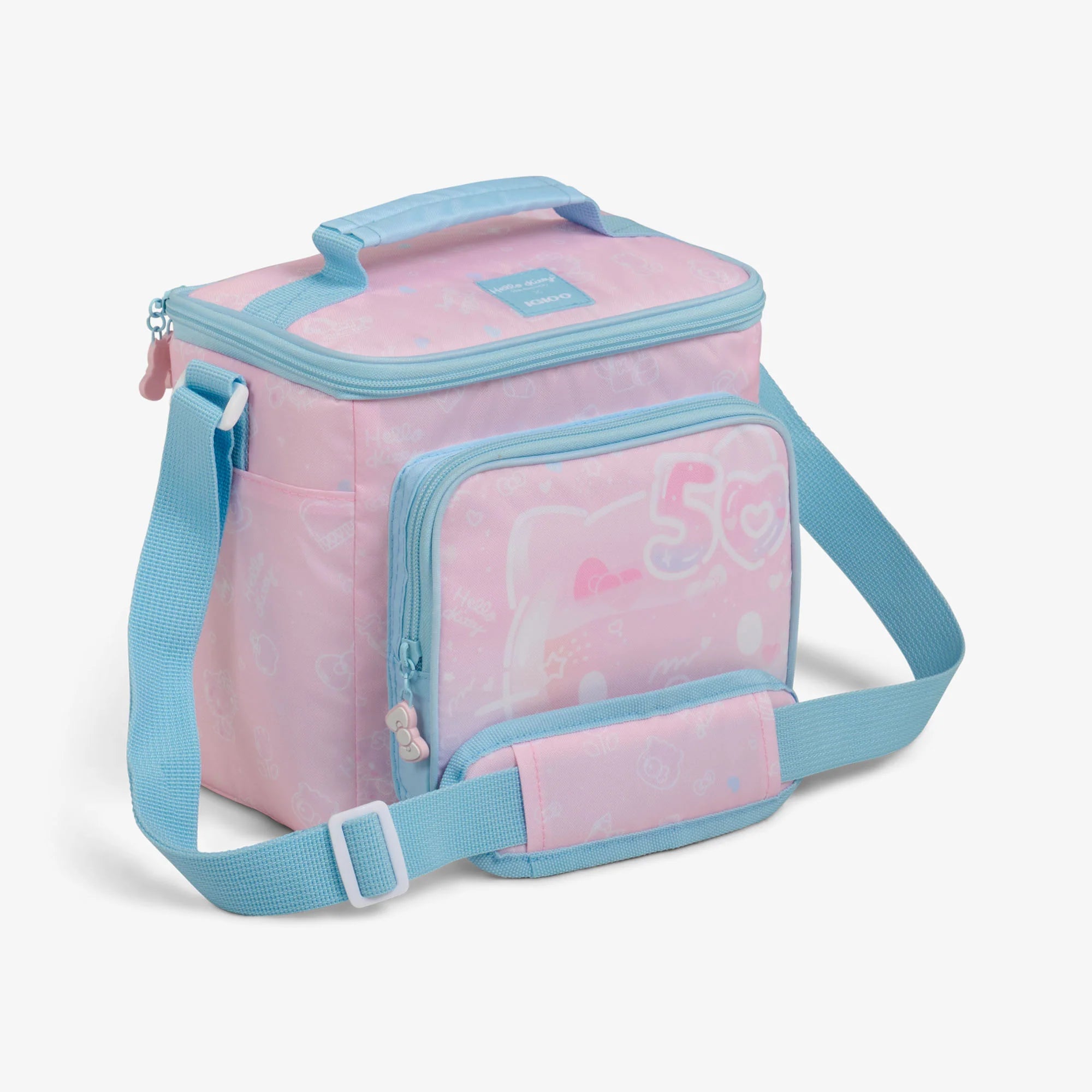 Igloo Portable Cooler Durable Cooler Hello Kitty? 50th Anniversary Square Lunch Cooler Bag - Image 5
