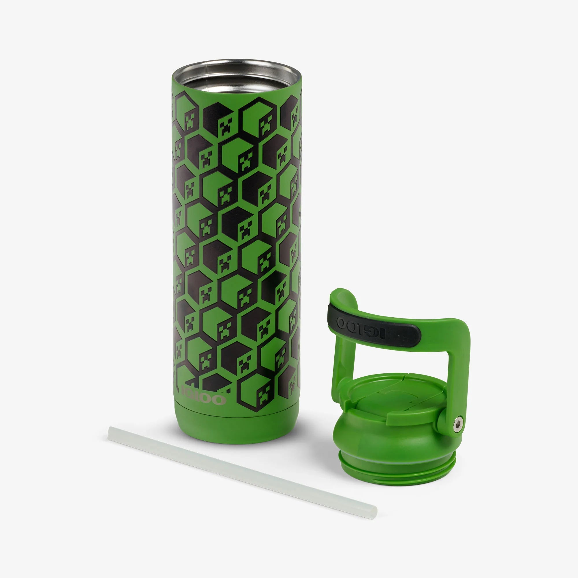 Igloo Insulated Cooler Durable Cooler Minecraft Creeper Glow in the Dark 20 Oz Bottle - Image 3