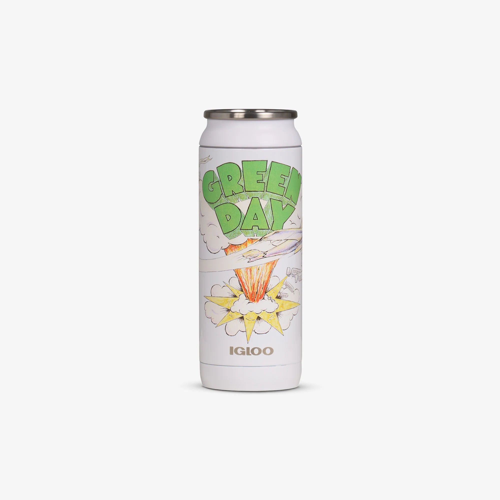 Igloo Insulated Cooler Durable Cooler Green Day Dookie 16 Oz Can