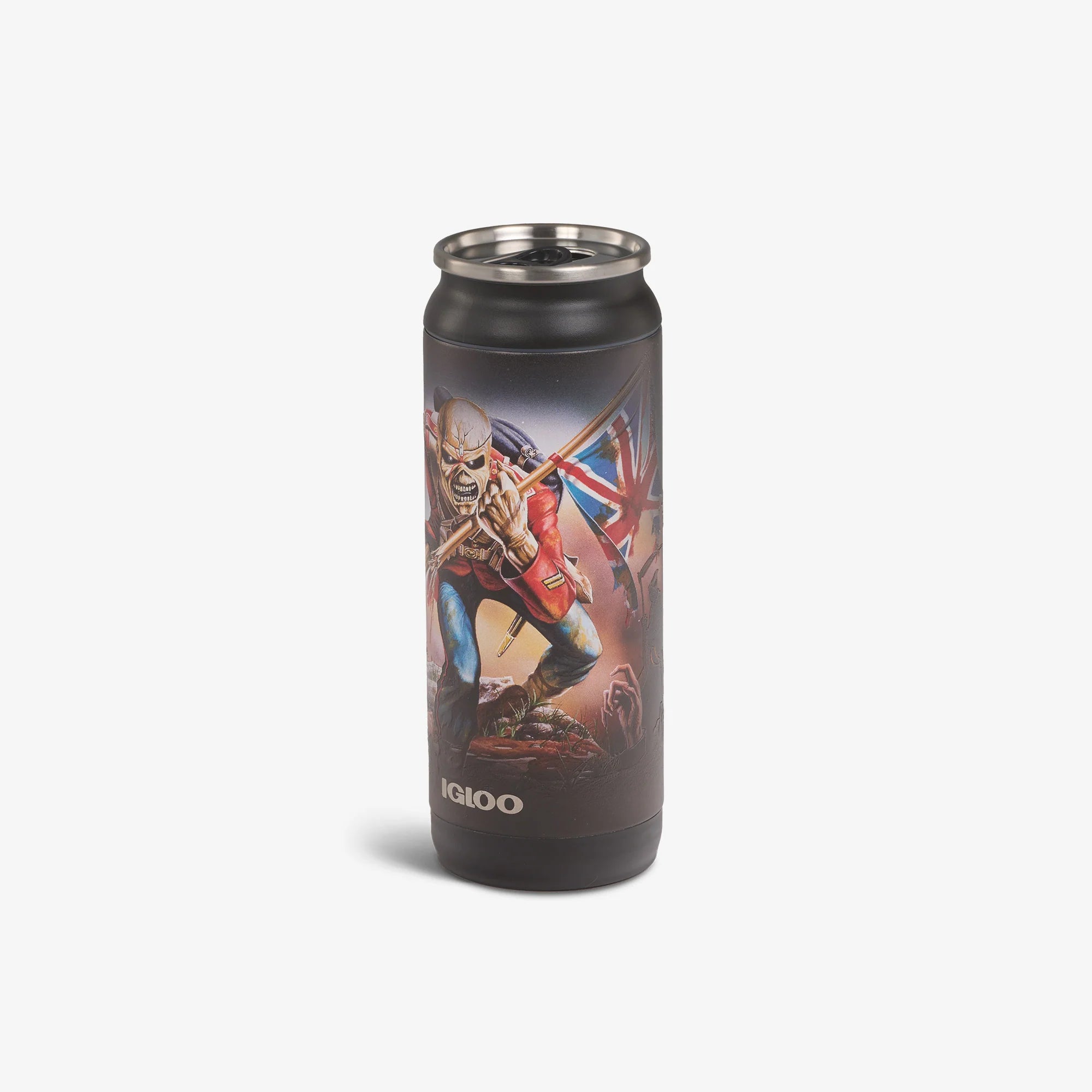 Igloo Insulated Cooler Durable Cooler Iron Maiden The Trooper 16 Oz Can - Image 2
