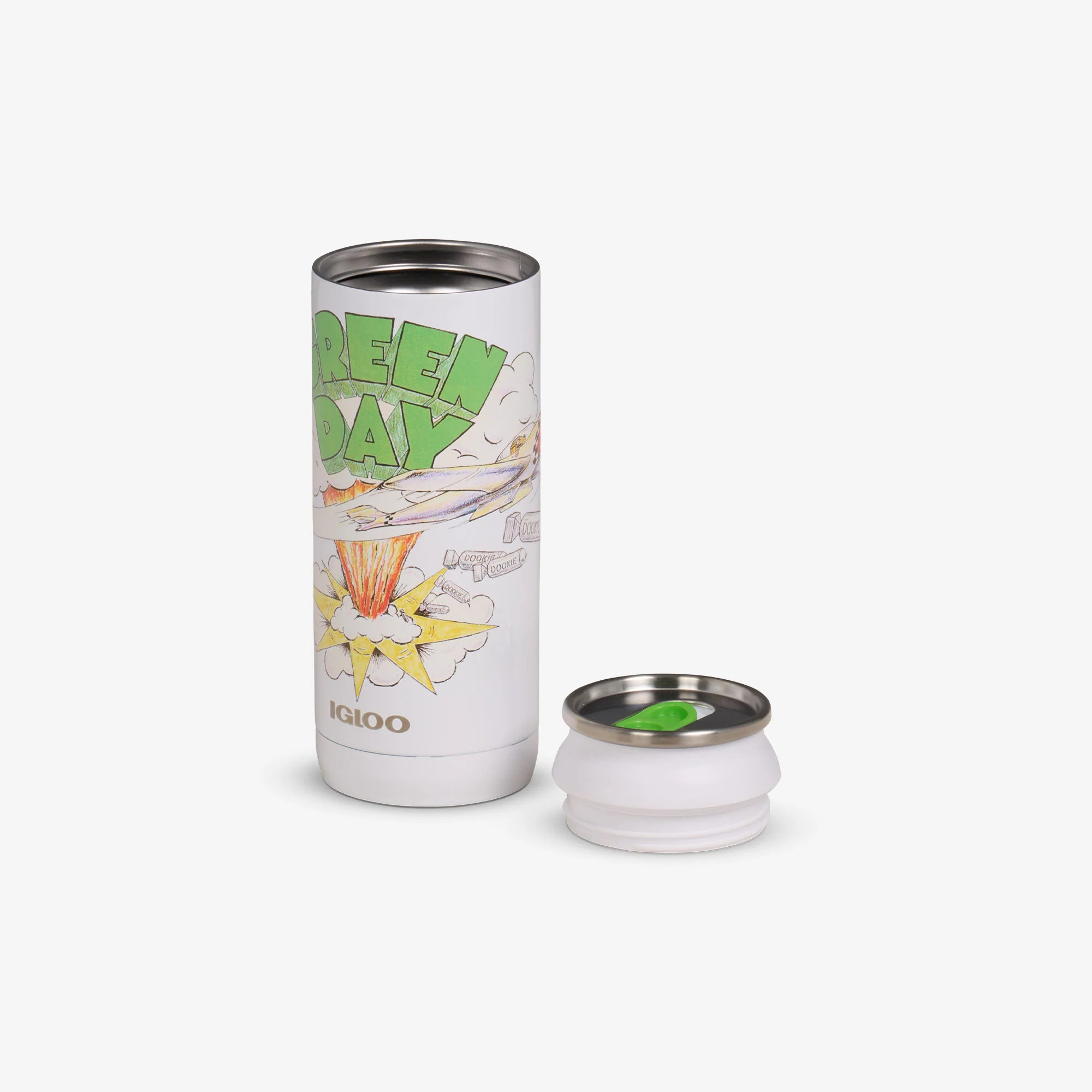 Igloo Insulated Cooler Durable Cooler Green Day Dookie 16 Oz Can - Image 3