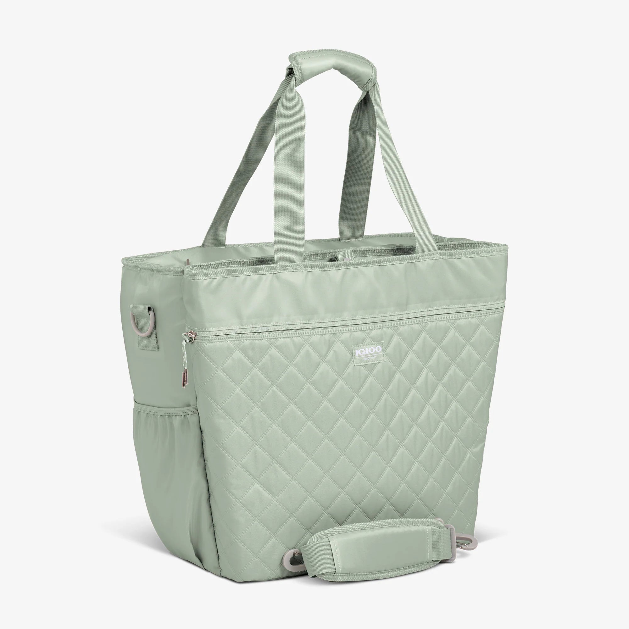 Igloo Insulated Cooler Durable Cooler MaxCold DUO Dual Compartment Tote Cooler Bag - Image 4