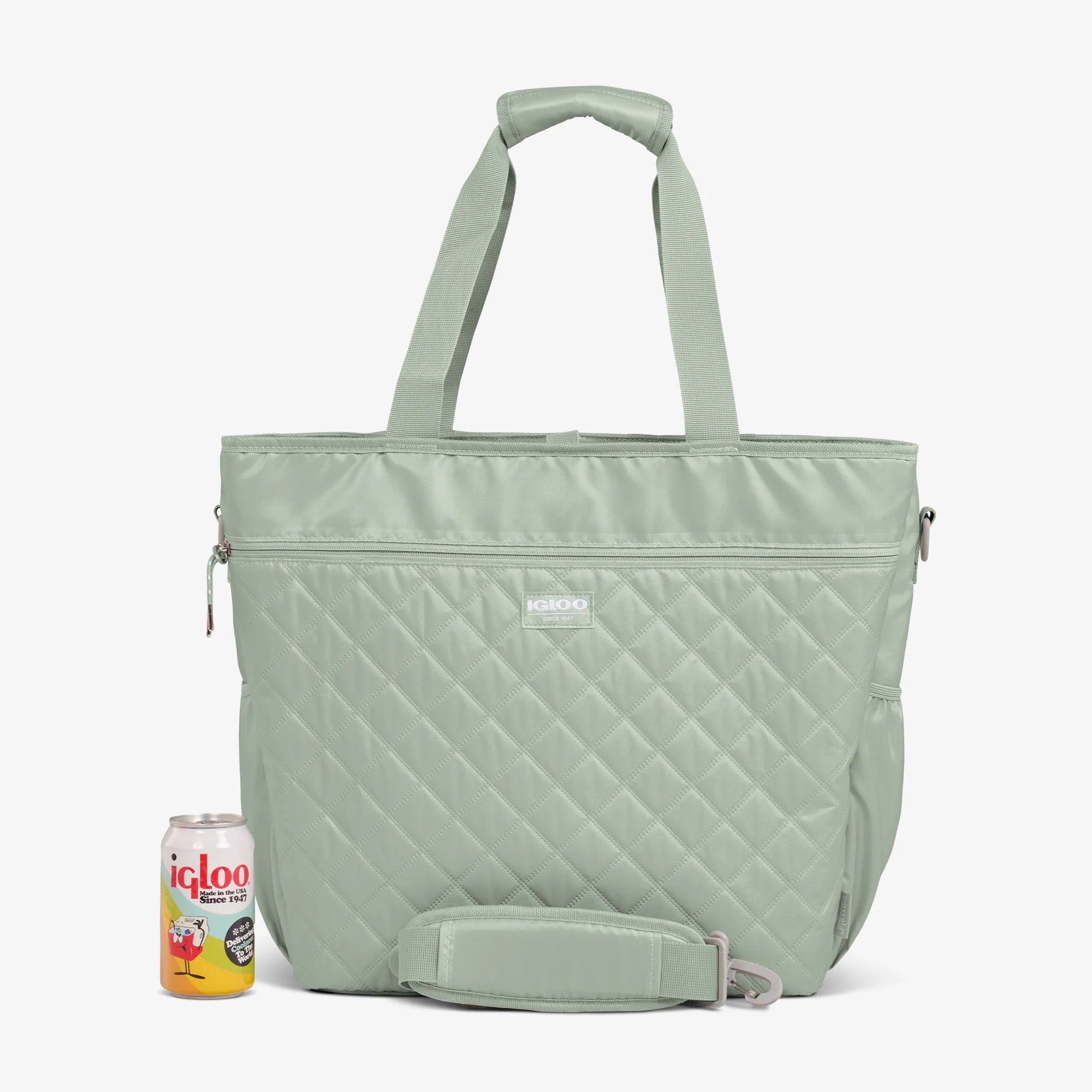 Igloo Insulated Cooler Durable Cooler MaxCold DUO Dual Compartment Tote Cooler Bag - Image 5