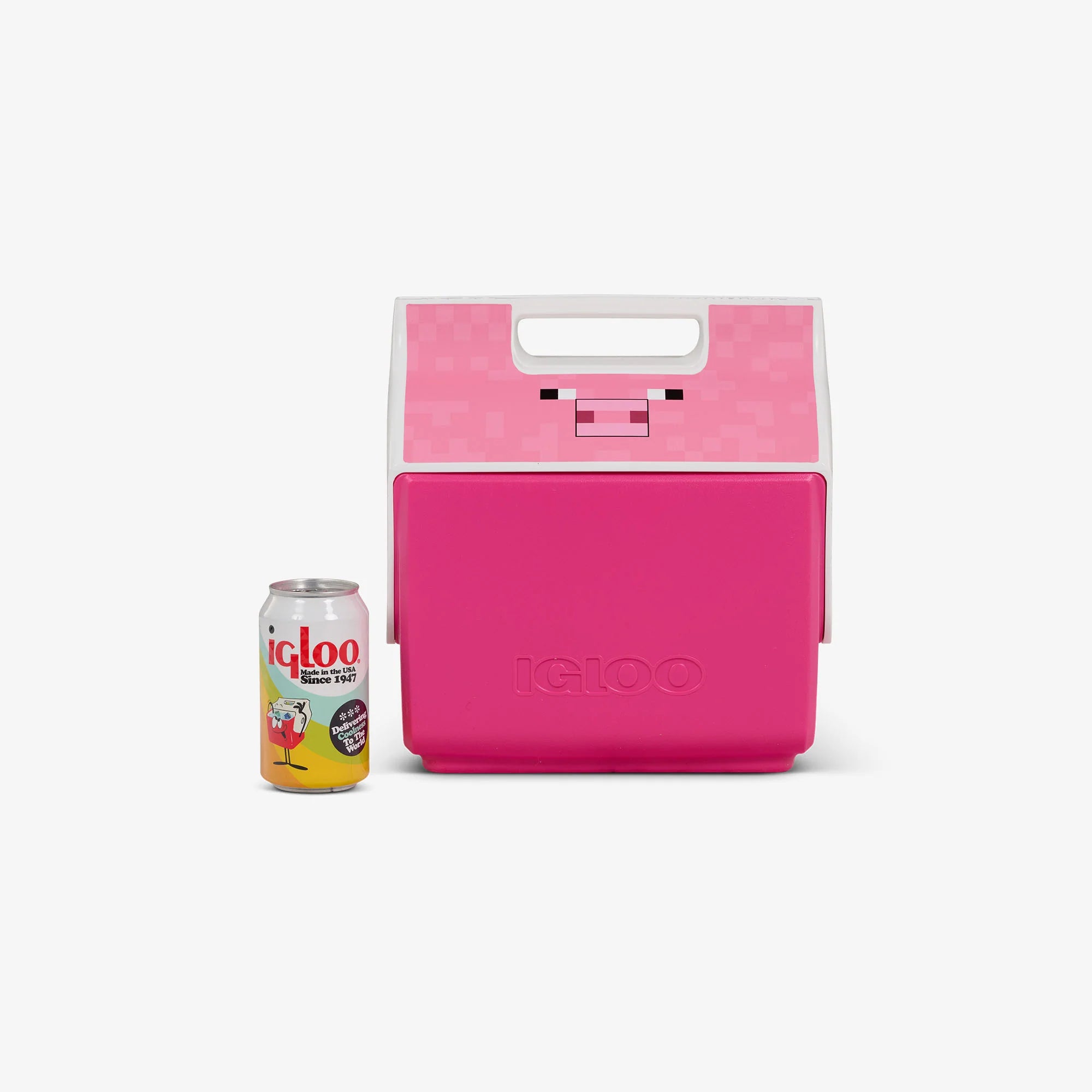 Igloo Personal Cooler Insulated Cooler Durable Cooler Minecraft Pig Little Playmate 7 Qt Cooler - Image 5