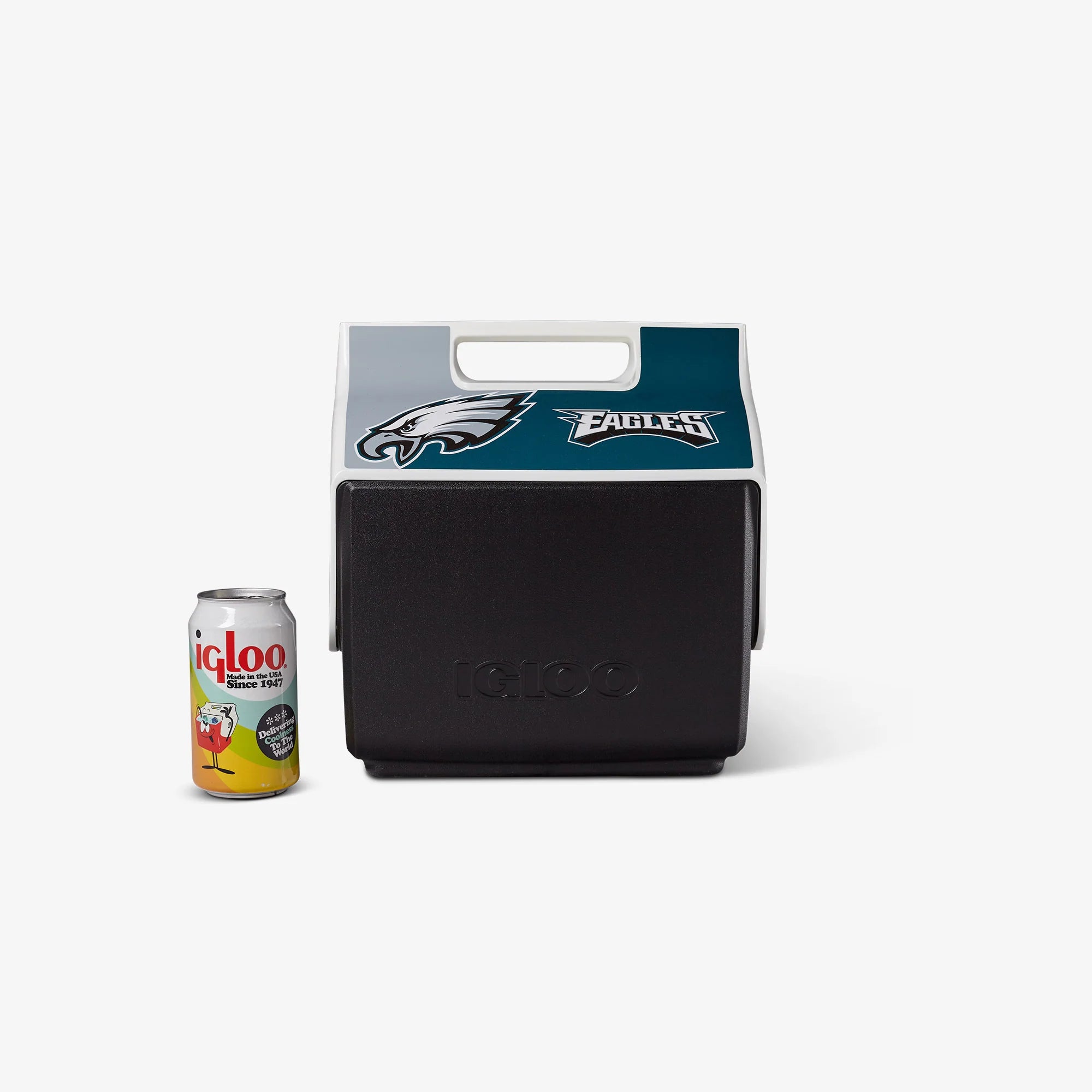 Igloo Personal Cooler Insulated Cooler Durable Cooler Philadelphia Eagles Little Playmate 7 Qt Cooler - Image 5