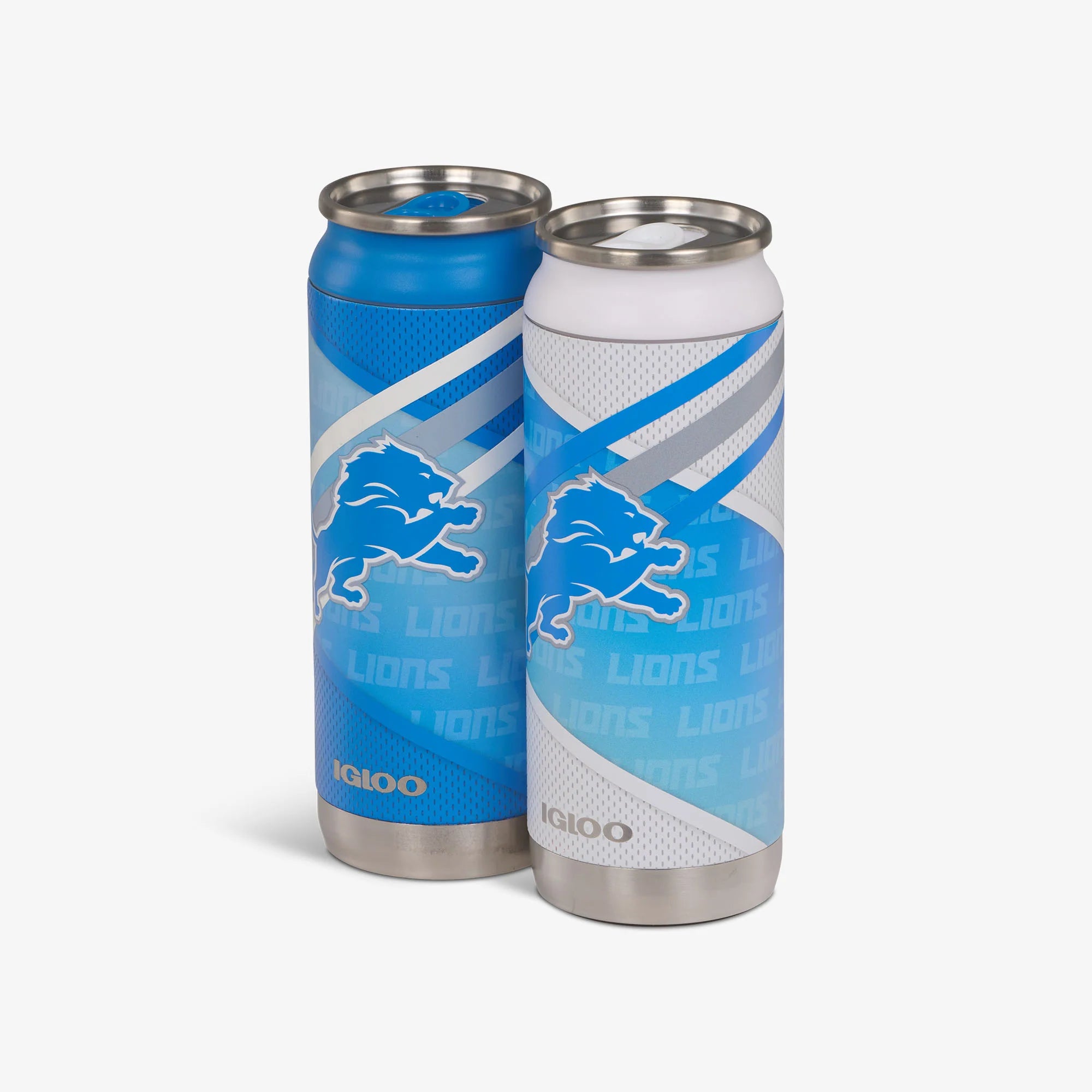 Igloo Insulated Cooler Durable Cooler Detroit Lions Home & Away 16 Oz Can 2-Pack - Image 2