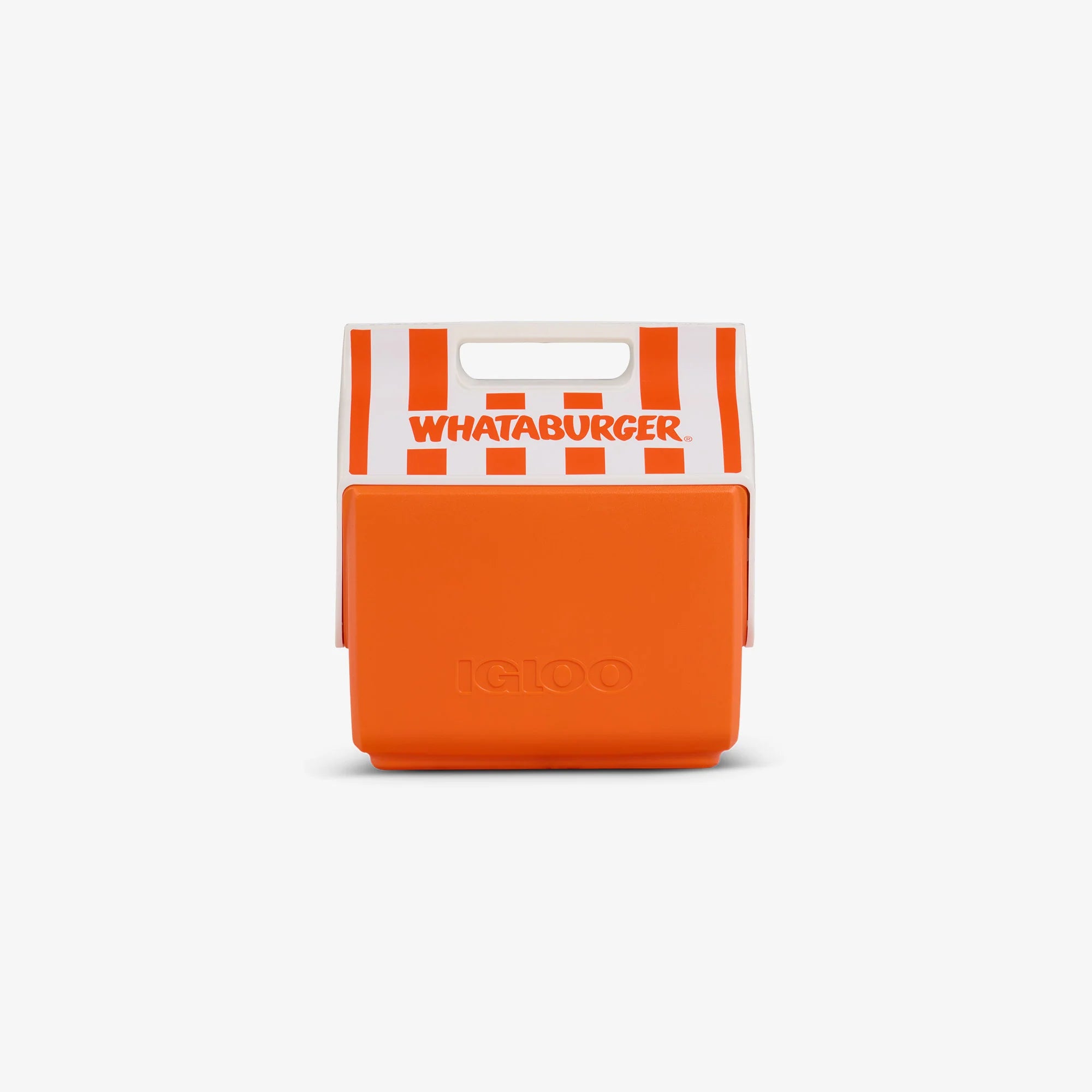 Igloo Personal Cooler Insulated Cooler Durable Cooler Whataburger Flip'n'SipWhatacoolerFlip'n'Sip Little Playmate 7 Qt Cooler