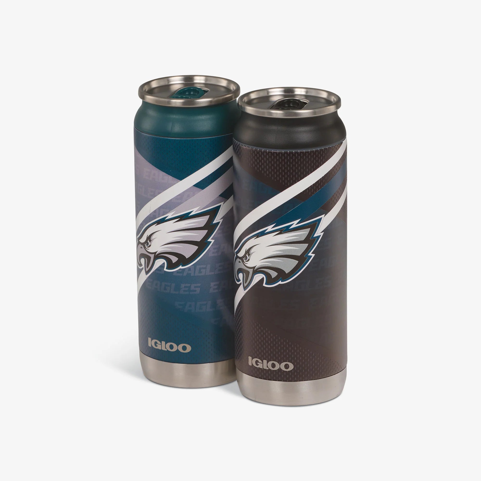 Igloo Insulated Cooler Durable Cooler Philadelphia Eagles Home & Away 16 Oz Can 2-Pack - Image 2