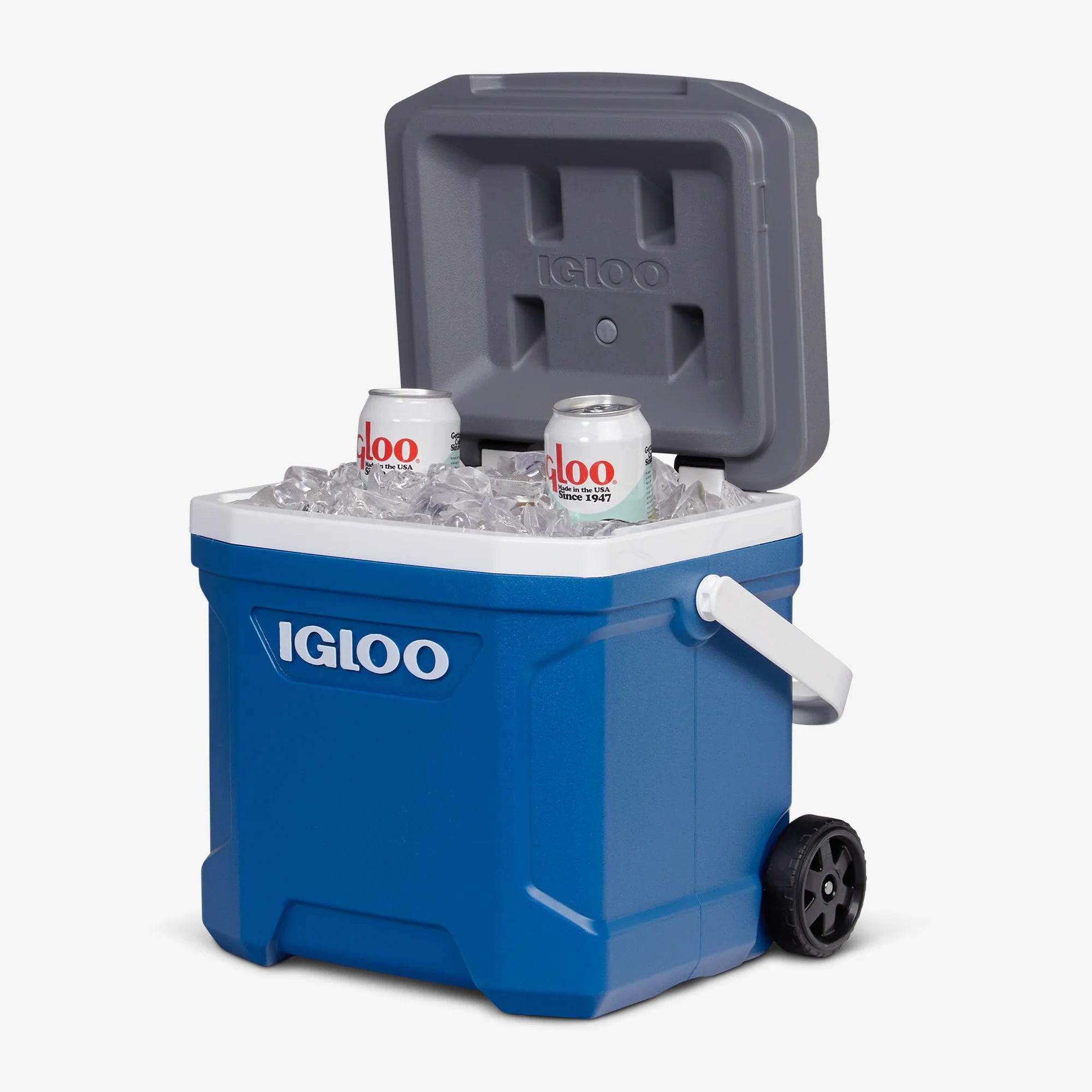 Igloo Insulated Cooler Durable Cooler Latitude 16 Qt Roller Cooler - Image 4